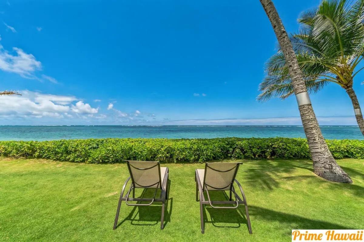 Beautiful Beachfront Condo Laie Exteriör bild