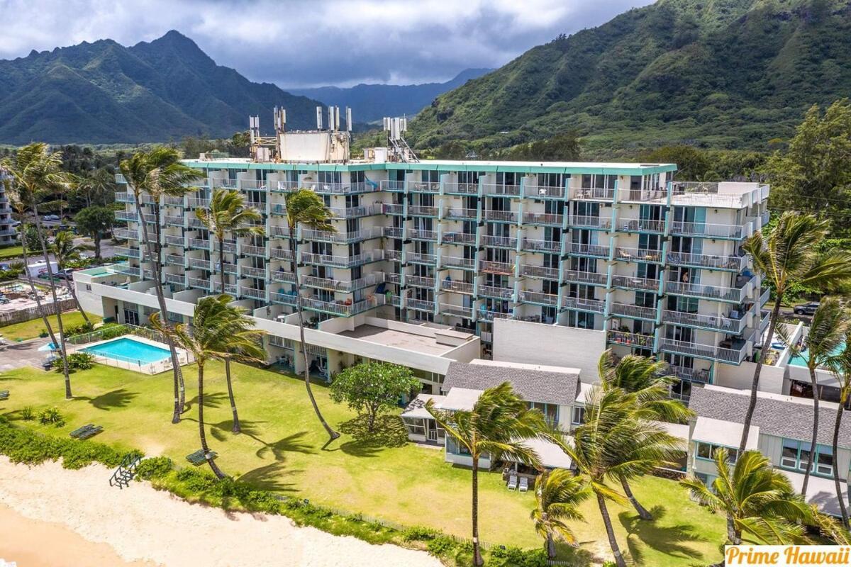 Beautiful Beachfront Condo Laie Exteriör bild