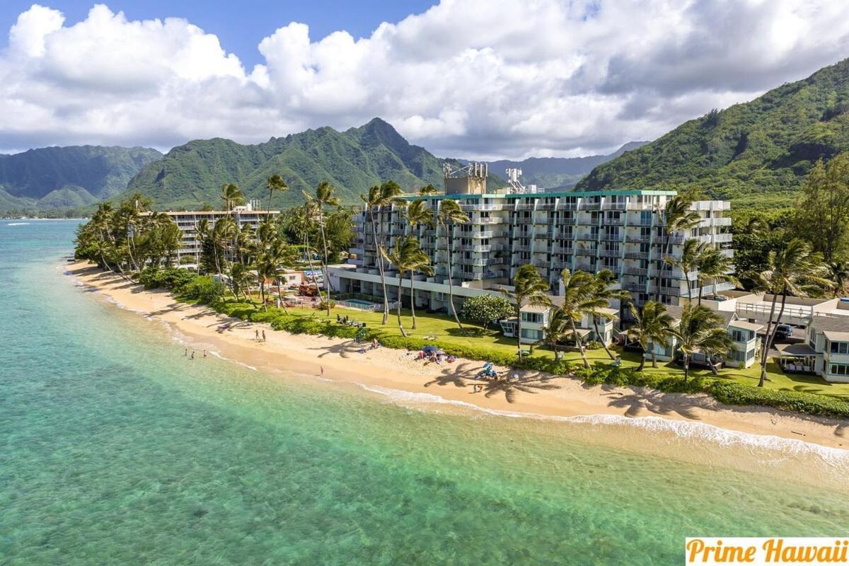 Beautiful Beachfront Condo Laie Exteriör bild